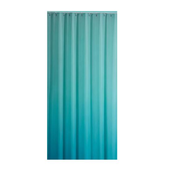 Plastic Shower Liner, Modern Solid Color Bathroom Curtain, Waterproof Shower Curtain with Metal Grommets for Bathroom Decor