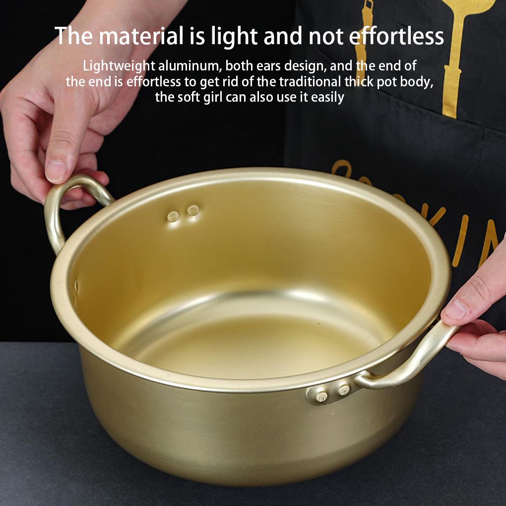 Noddle Spaghetti Boiling Pot Outdoor Fast Heating Aluminum Cooker Home Restaurant Picnicking Cooking Tool Kitchen Gadget