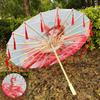 Chinesischer Antikstil Requisite Tanzschirm 56cm Cosplay Hanfu Ölpapier-Regenschirm Tanzaufführung