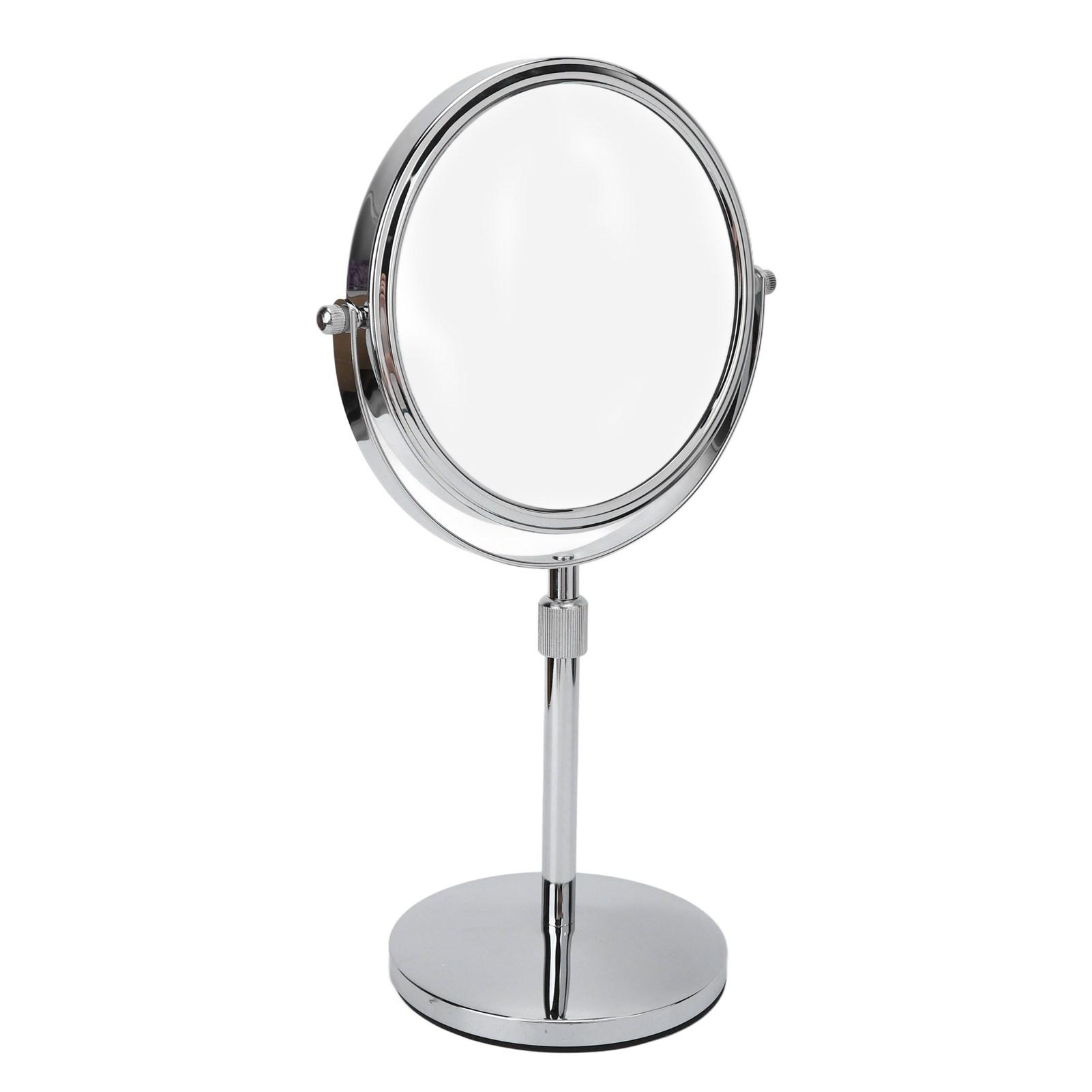 

Настольное зеркало для макияжа, домашнее, высота 7 дюймов, регулируемое двухстороннее зеркало с 3-кратным увеличением