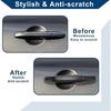 Car Door Handle Cover Trim for Honda Civic 2006-2011 |Side Door Handle Cover| Durable| 1 Set Carbon Fiber Black