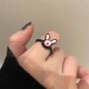 Korean Popular Cute Quirky Style Animal Ring Fashionable Personality Charm Ring Party Gift For Women Fine Jewelry Accessories