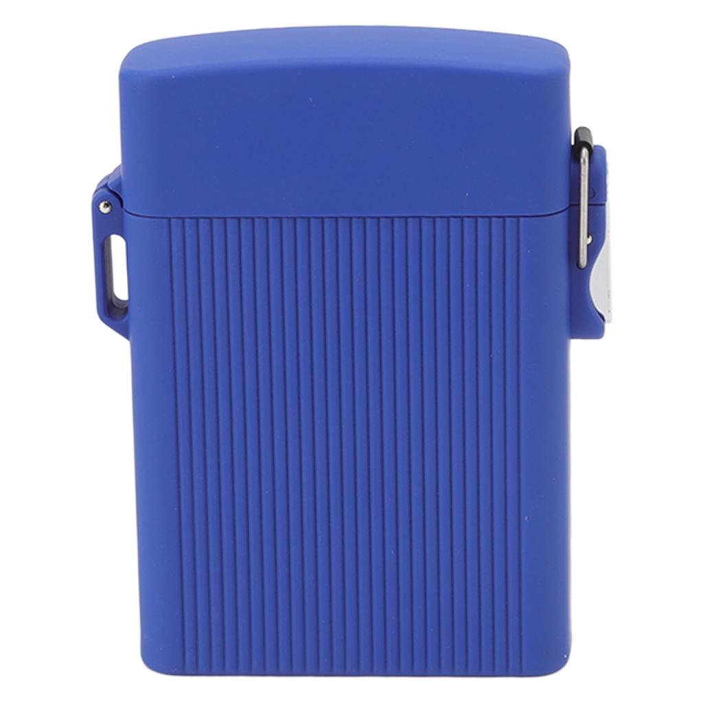Full Pack 16 Cigarettes Case USB Rechargeable Windproof Flameless Cigarettes Lighter Case