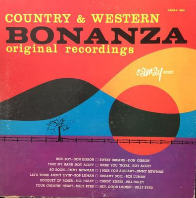 LP Record VARIOUS - Country & Western Bonanza (Original CAMAY3001 Camay Records US Folk Used