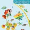 Educational Bath Toys with Imaginative Play, Interactive Learning Magnetic Fishing Game for Color Recognition and Hand-Eye Coordination, Great Gift