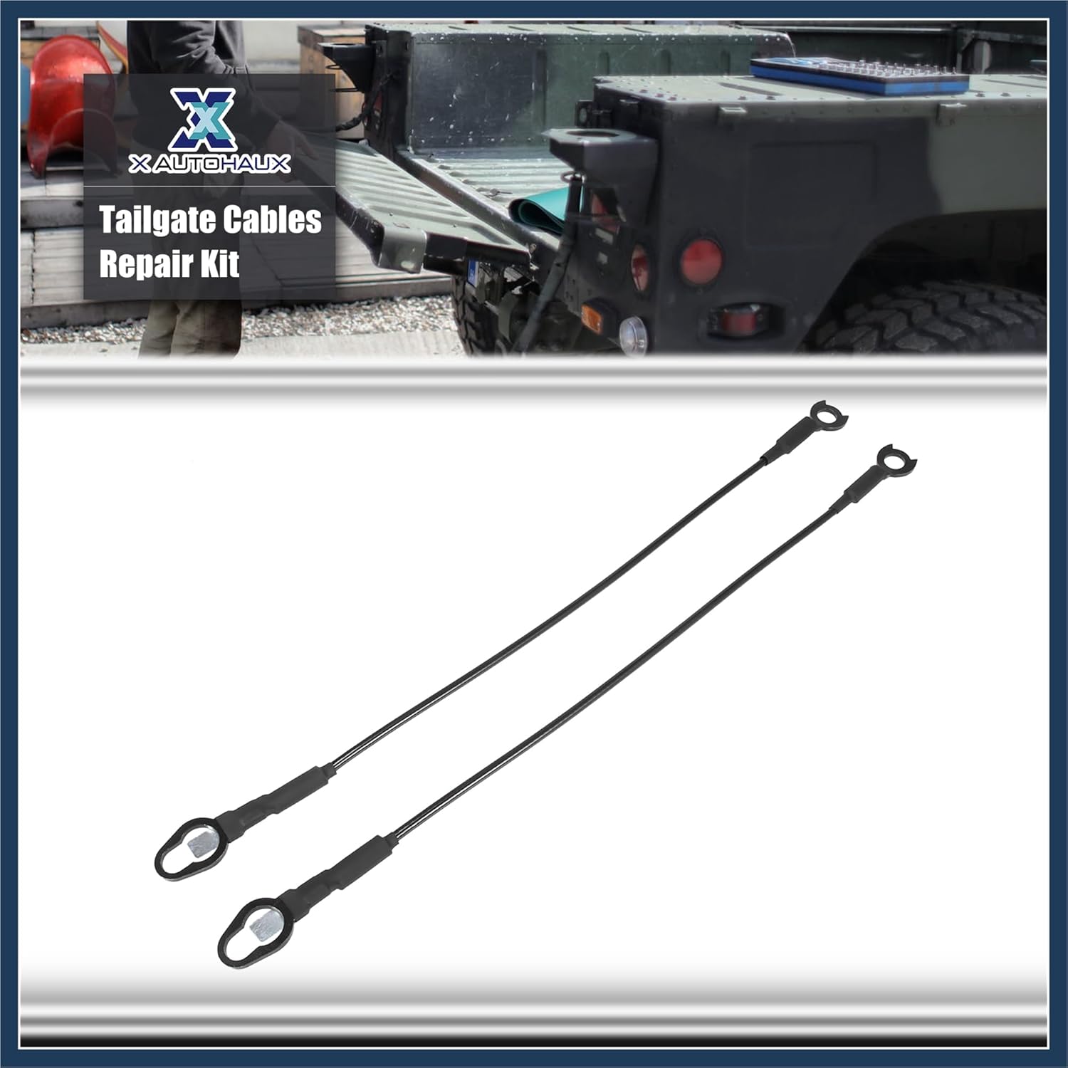 Pair Rear Tailgate Cables Lift Gate Support Straps Pickup for Dodge for Ram 1500 2500 3500 55276074AC Replacement Car Parts Stylish Design