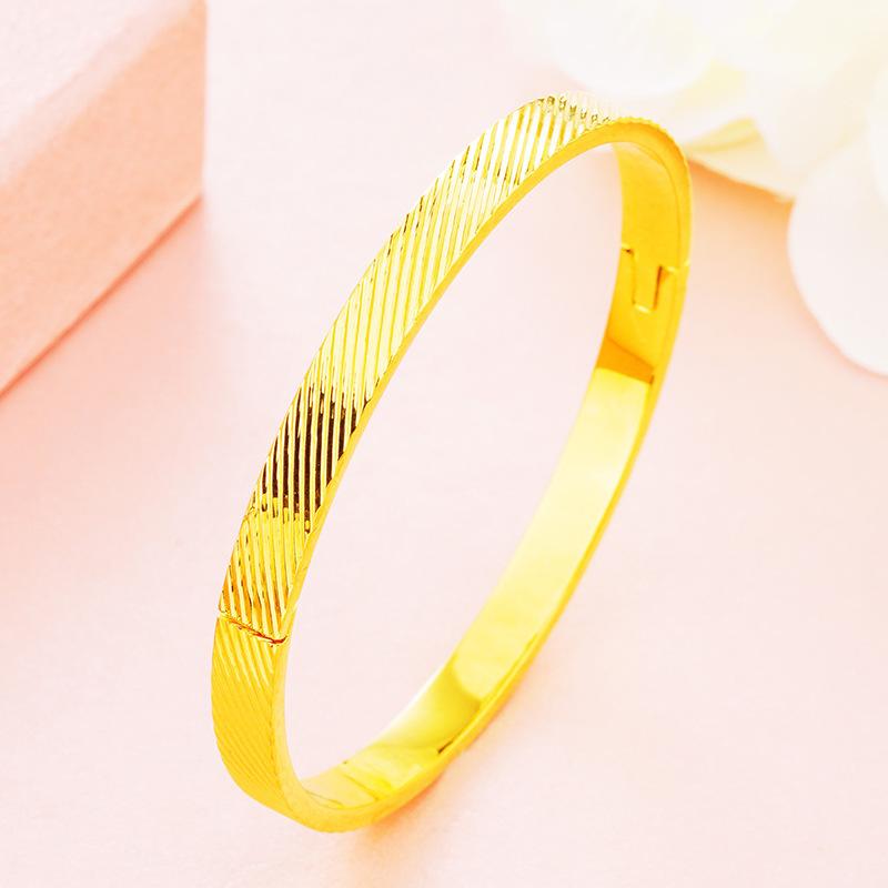 Snap Bracelet Twill Bracelet Live Mouth Women's Simple Bracelet