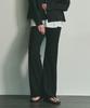 ROIROI Textured Flare Banding Pants - Black