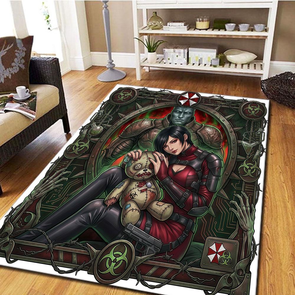 Resident Evil Printed Carpet for Play Floor Carpet Living Room Sofas Ideal Gift Gifts HE121