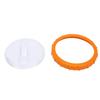 P07018 Orange Mutter med P07019 Genomskinligt Lock Plastpool Sandfilterpump Reservdel