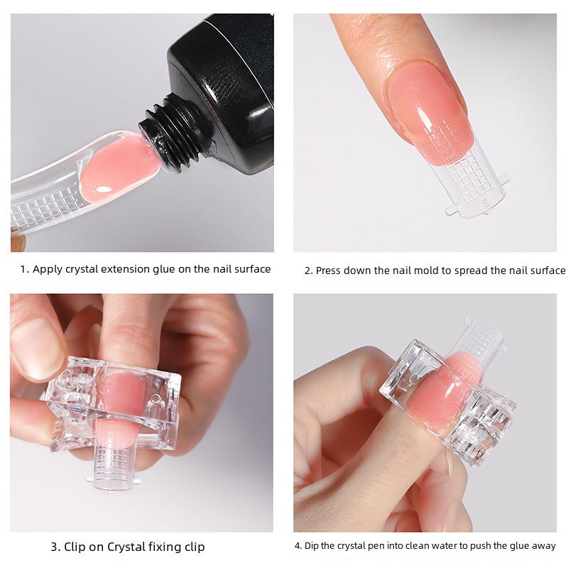 Nail Crystal Extension Clips - Shaping and Fixing Tool