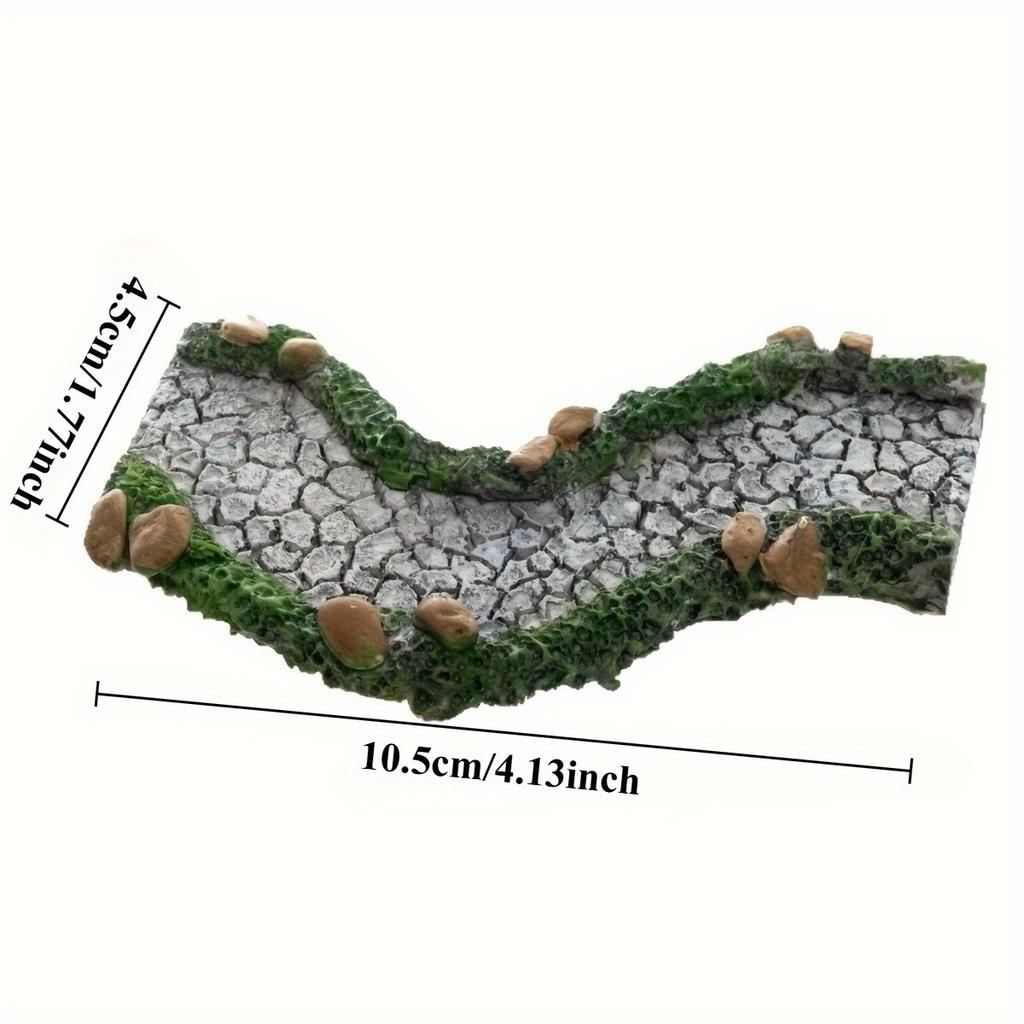 Artificial Rock Moss Aquarium Decorative Borders Simulation Stone Wall Edges for Fish Tank Landscape Reptile Terrarium Habitat