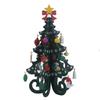 Christmas Tree Children's Handmade DIY Stereo Wooden Christmas Tree Scene Layout Christmas Decorations Ornaments 17 19cm Height