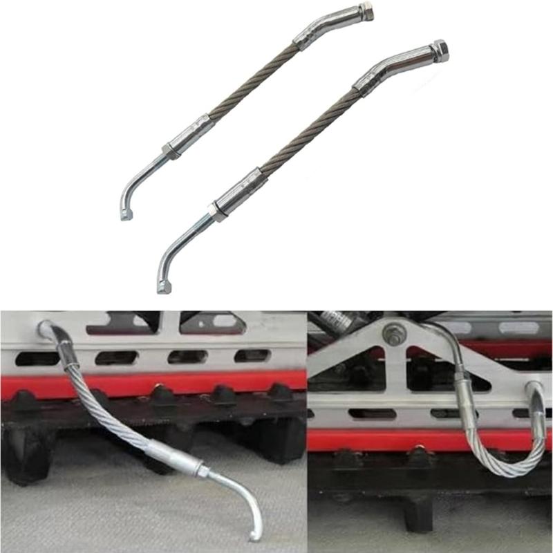 Ice Scratchers for Reverse and Non Reverse Gear Equipped Snowmobiles Promoting Track Durability and Safety 1201-DF