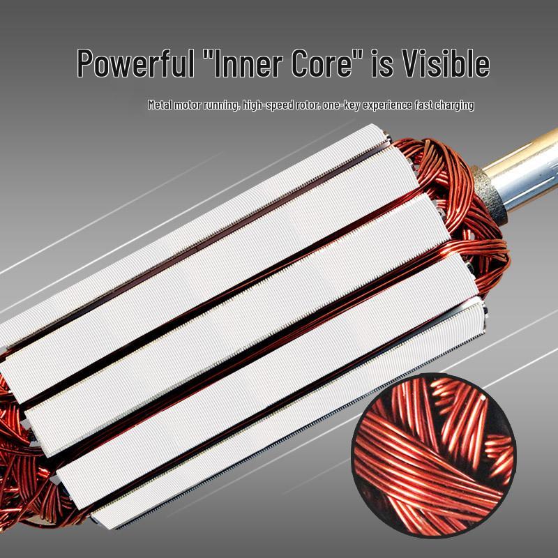 Jumu 480W High-Power Double Cylinder All-Metal Car Inflator for Off-Road and Sand Play