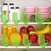 6Pcs Snap-On Fridge Storage Drawer Organizer Adjustable Refrigerator Partition Board  for Home