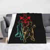 Quirky Fellows Blanket Coral Fleece Plush Summer My Hero Academia Portable Warm Throw Blanket for Bedding Couch Bedding Throws