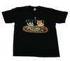 Friends Hill Yakiniku Desu Ka Black (Grilled Meat) T-Shirt, XL,