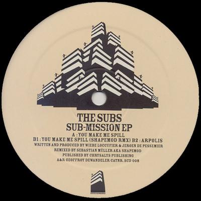 12inch Record SUBS - Sub-Mission EP SCD008 Suicide Recordi 2006 Belgium Dance & Electronica Used