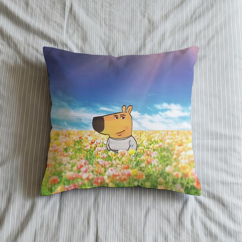 Guy Chill Cushion Cover Internet Soft Case For Meme Sofa Living Room Home Comfortable Office Decor Protective Pillow Covers