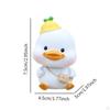 Shaking Head Car Decoration Crafts Duck Statue for Home Bedroom Office
