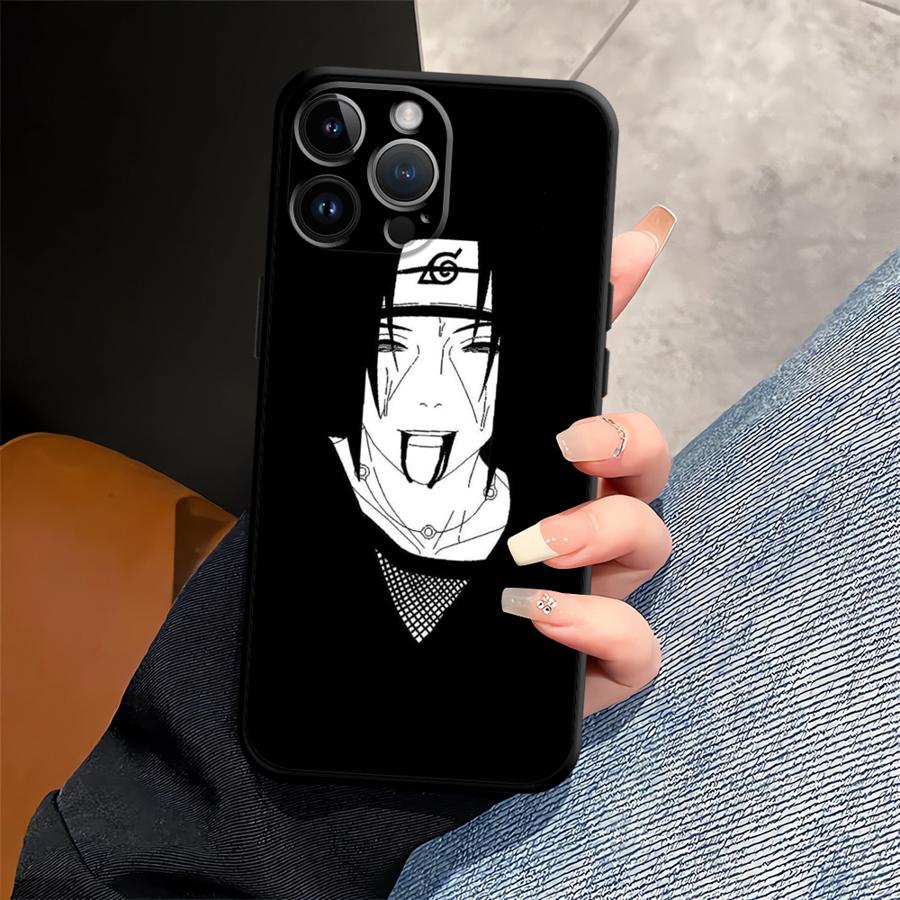 Phone Case for Apple iPhone 13 15 Pro 7 8 XR XS MAX Air 17 Pro Max 14 11 12 16 Funda Phone Cover Anime Narutos Itachi