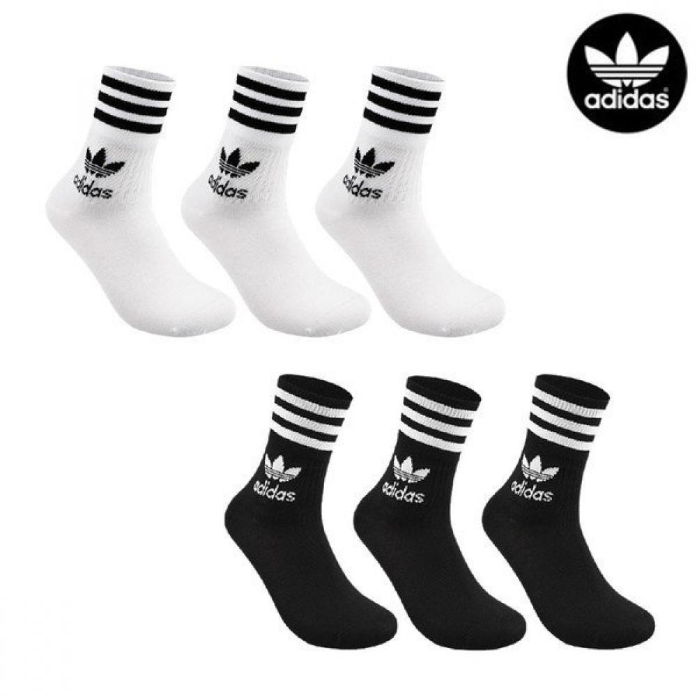 

Adidas Trefoil Mid Cut Crew Socks Long Socks 3 Pack Set 2 ChoiceP314499269