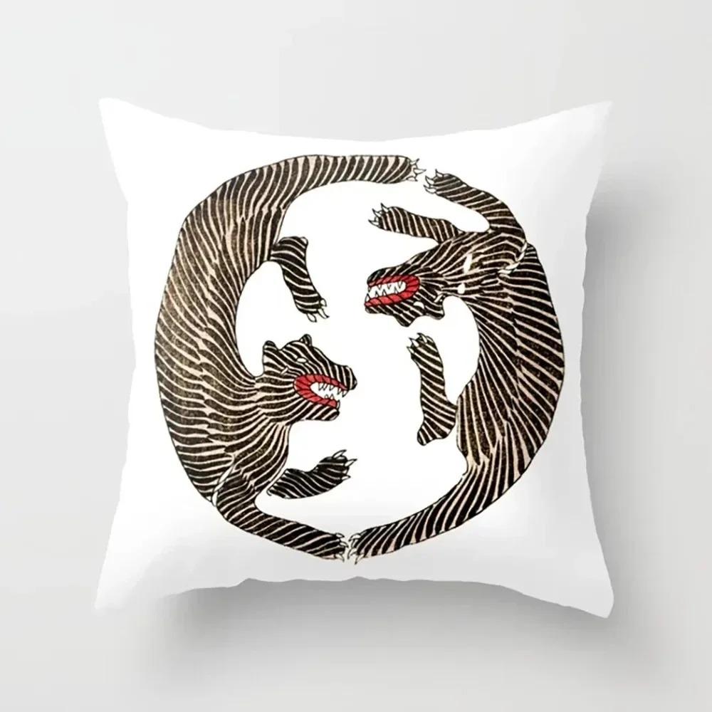 Abstract Pattern Decorative Pillow Cover Car Sofa Square Cushion Pillow Cover