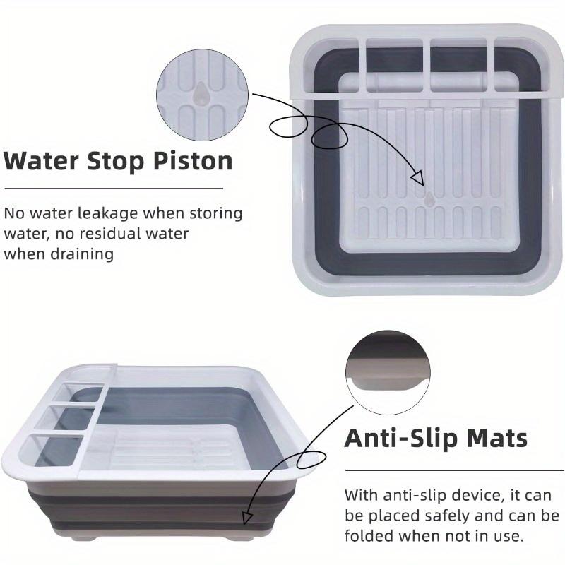 Dish Drying Rack-foldable Dish Drainer, Suitable for RV, Camper, Kitchen Table-portable Dish Drying Rack, Easy To Store, Used In Kitchen