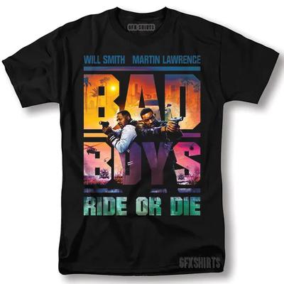 Bad Boys Ride Or Die Shirt Classic Movie Vintage Graphic Design TShirt