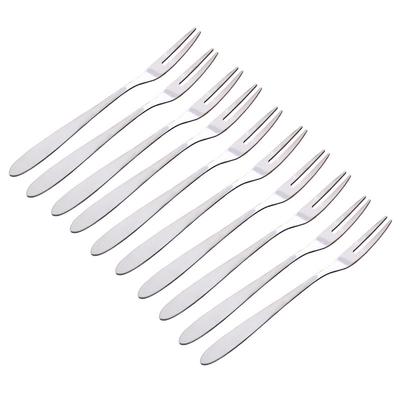 Thickened Stainless Steel Fruit Fork Dessert Fork Set Of 6