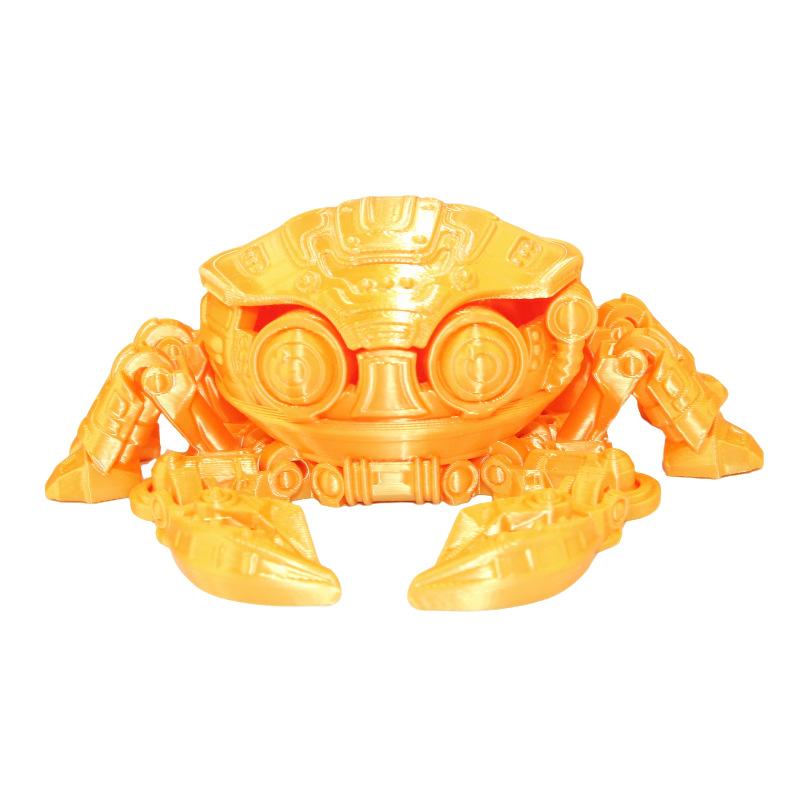 3D Printing Mechanical Crab Joint Movable Model Exquisite Novelty Anti-stress Figurine Miniature Desk Accessories Boys Gift