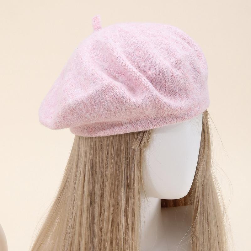 New outdoor fashion warm beret painter hat woolen bud hat sketch hat women's literary hat