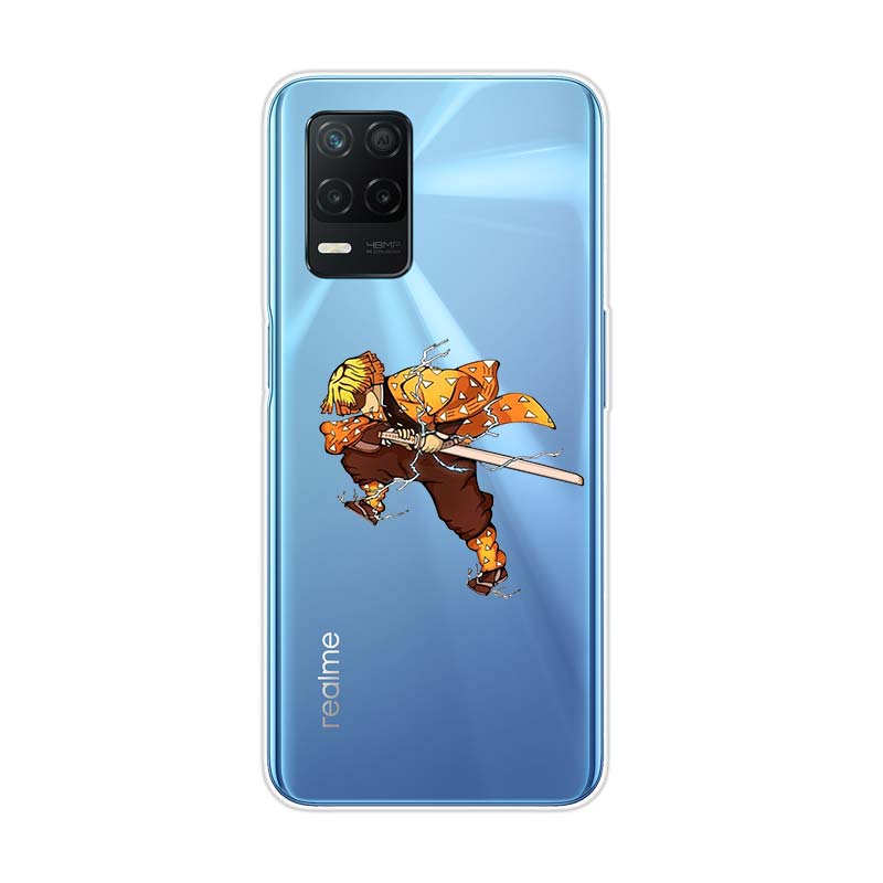 Cool Kimetsu No Yaiba For Realme 8 8i V3 V5 GT Neo Flash Edition Explorer Master Neo2 Narzo 30 50i 50A C21Y Phone Case