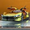 1:24 Mercedes Benz AMG Vision GT Supercar Alloy Diecast Metal Model Car Sound Light Children's Toy Miniauto Vehicle Birthday Boy