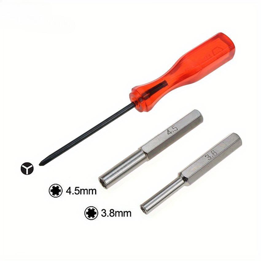 Sicherheits-Schraubendreher-Bit-Set Gaming-Zubehör 3,8 mm / 4,5 mm / Y-Schraubendreher-Werkzeug Öffnen von Modulen für N64/SF-C/GB/NES/NG-C/SNES