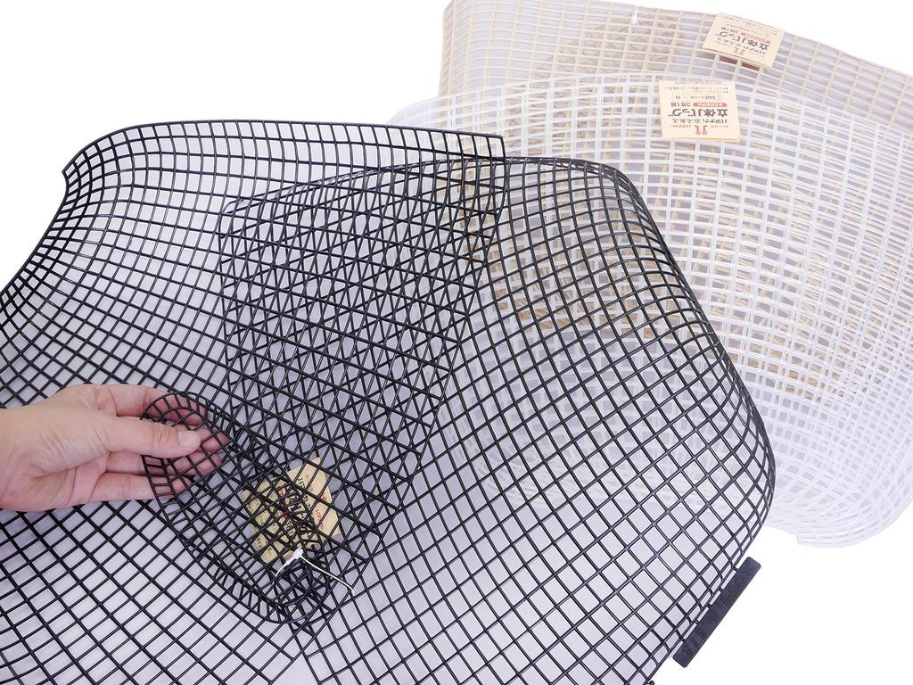 Hamanaka Bag Molding Net Series, Knitted 3D Bag, Approx. 45cm Wide X 28.5cm Deep, White, H202-348-1