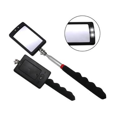 Teleskop-Inspektionsspiegel mit flexiblem Kopf, Autoboden mit Licht, einstellbarer Erkennungsspiegel, Vergrößerungs-Inspektionsspiegel