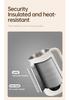Mini-Sojamilchbereiter mit Doppelspannung - Automatische Wandbrechmaschine für 3-4 Portionen, kein Filter erforderlich.
