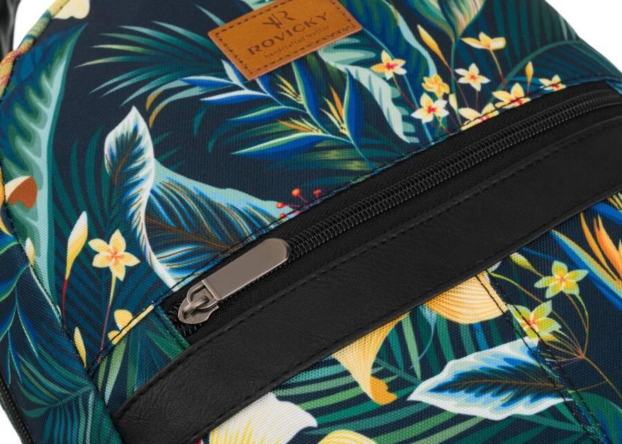 Gemusterter, urbaner Damenrucksack - Rovicky