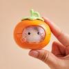 4Pcs Portable Pet Hair Keychain Transparent Dog Fur Storage Pendant  for Dog Cat Hair and Ashes
