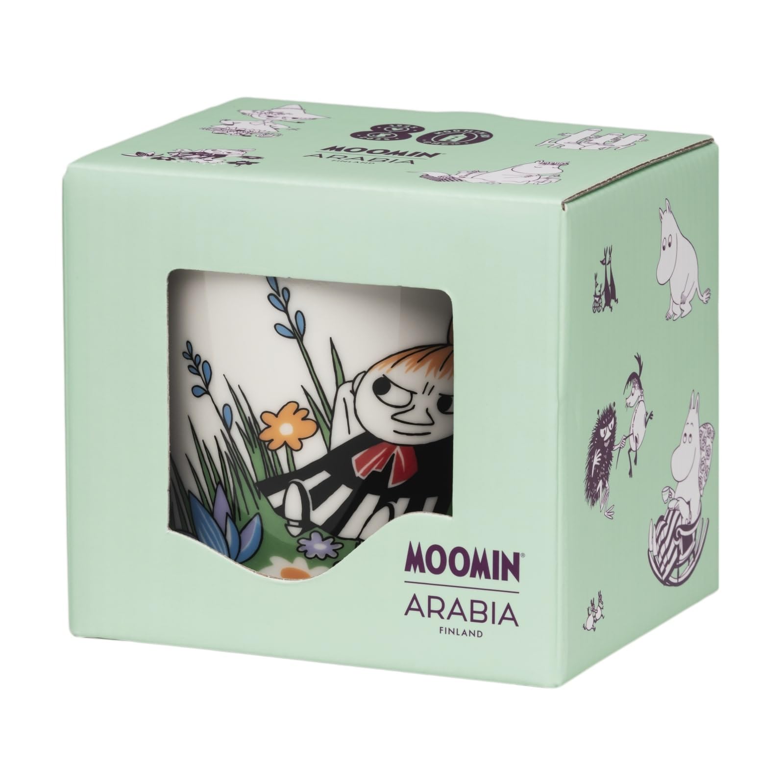 

Кружка Moomin Arabia Moomin Classic 80-летие Маленькая Мю [Официально импортировано] (луг) 0,3 л белый