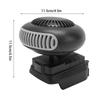 Car Heater Fan ABS Portable Car Window Defogger Small Space Heater for Electric Tricycles Cars Office Indoor Use