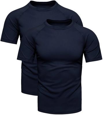 Navy Blue Thermal Active Sports T-shirt 2X XXL