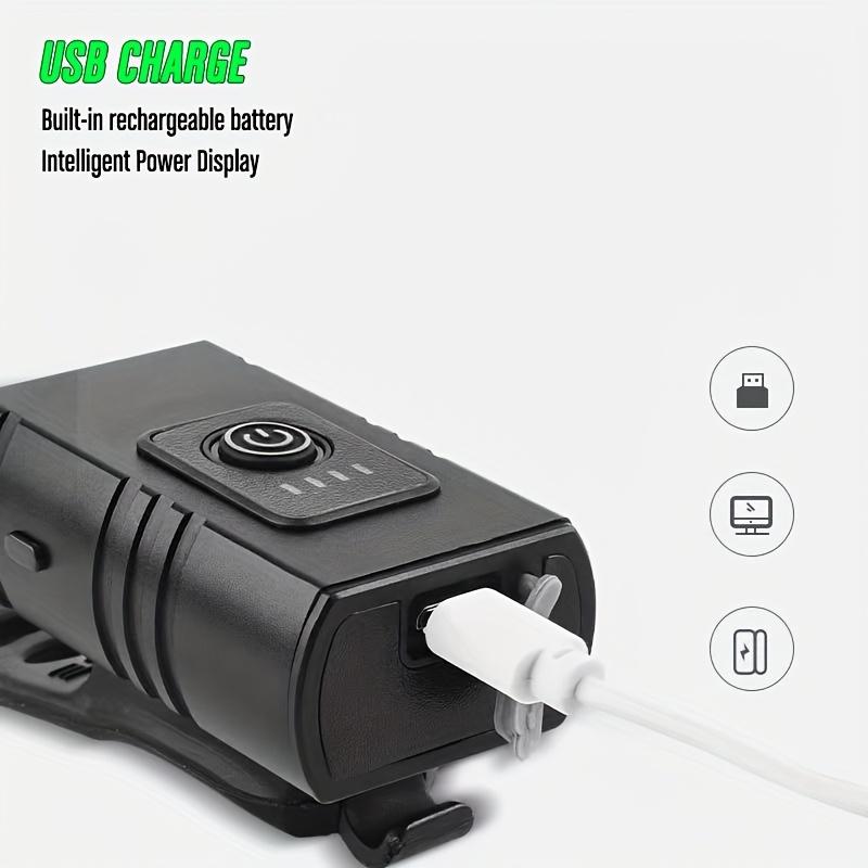 Super Bright Bicycle Light for Mountain Bikes Motorcycles USB Fast Charging 6 Lighting Modes