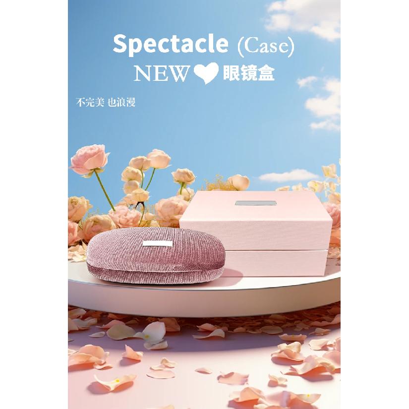 Nuovi occhiali da sole rosa Miu Miu e astuccio per lenti a contatto, custodia portatile per occhiali da sole e lenti per miopia ottica, sacchetto portaoggetti