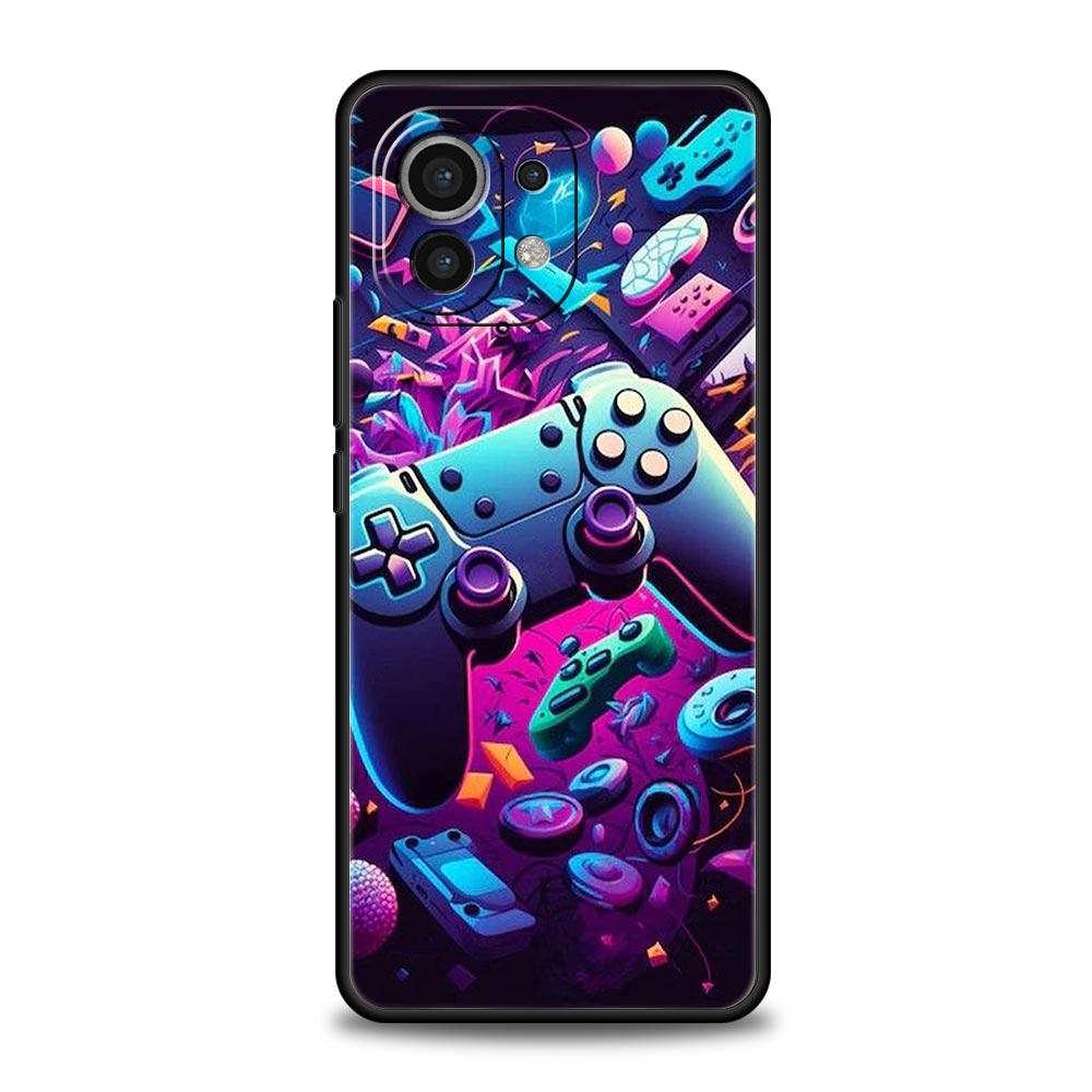 

Чехол для телефона с графикой игрового контроллера для Xiaomi Mi 17 Pro Max 15 14 13 12 11 Ultra 15T 14T 13T 12T Pro Lite Мягкий ТПУ корпус Xiaomi 12