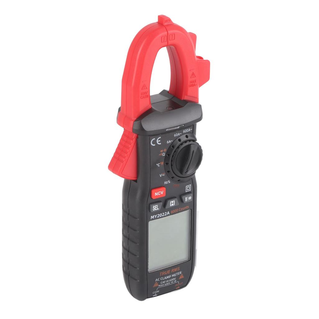 Multimetru Digital cu Clemă, Metru pentru Detectarea Curentului, Tensiunii, Rezistenței, Tester de Continuitate a Circuitului