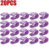 1/20 Pcs Pinces à Drap en Plastique Antidérapantes Pince Support Housse de Lit Couette Boucles Rideau Couverture Épingles à Linge Attaches Clip de Rangement