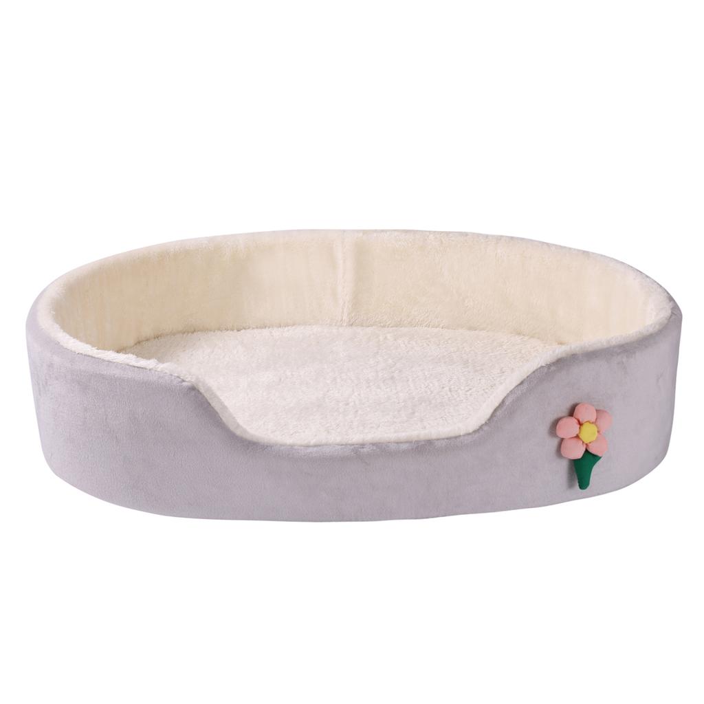Round Big Dog Sofa Bed Detachable Cat Bed Warm Dog Cushion Soft Pet Basket Sofa Washable Medium Dog Kennel